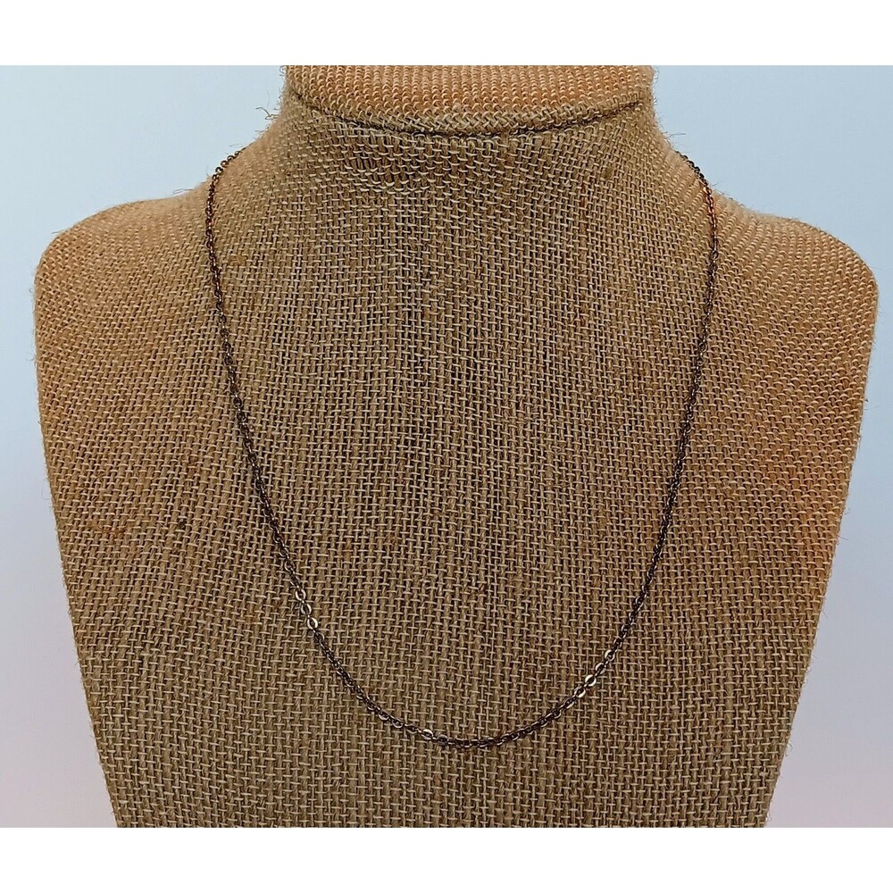 925 Sterling Silver 2 mm Rolo Chain Necklace 16 in